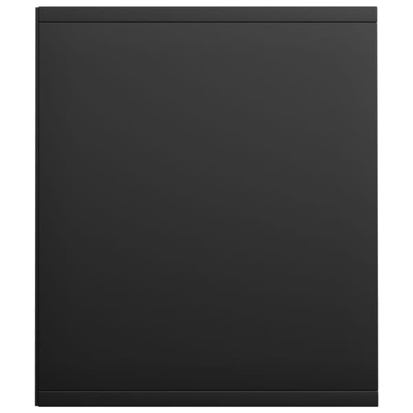vidaXL reol/TV-bord sort 36x30x143 cm spånplade