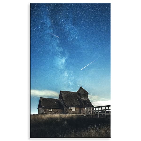 Canvastavla Rymden Stjärnfall 60x100 cm