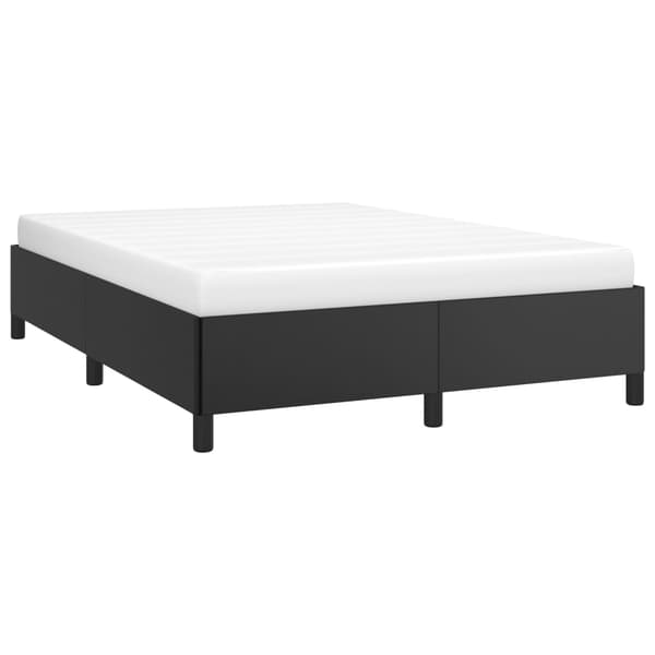vidaXL sengestel sort 140x190 cm kunstlæder