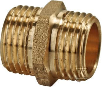Vridnippel 1/2'' mässing