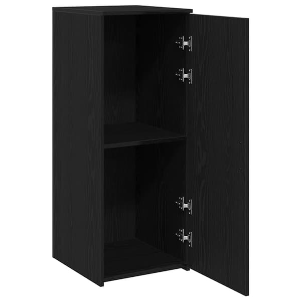 vidaXL skab, sort, 40x45x103,5 cm, træbaseret materiale