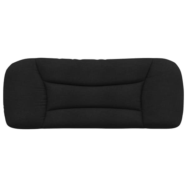 vidaXL Sängynpäädyn tyyny, musta, 100 cm, kangas
