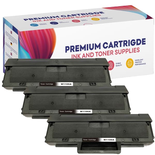 3 tonere til HP GP-H106A MED CHIP x3 GP TONER