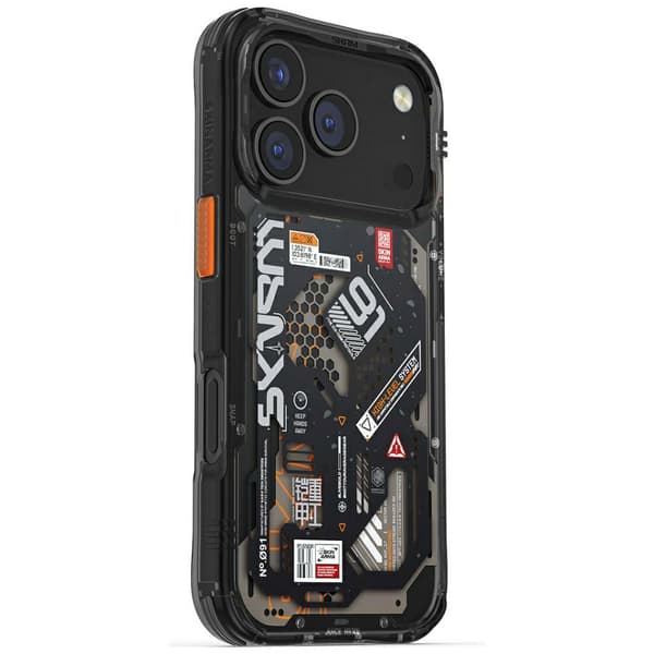 Skinarma Spectra cover til MagSafe til iPhone 17 Pro, sort