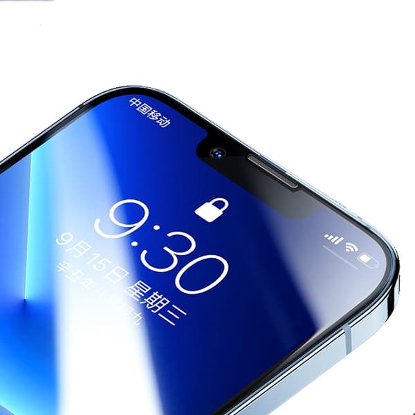 3D-härdat glas för iPhone 14 Plus, svart