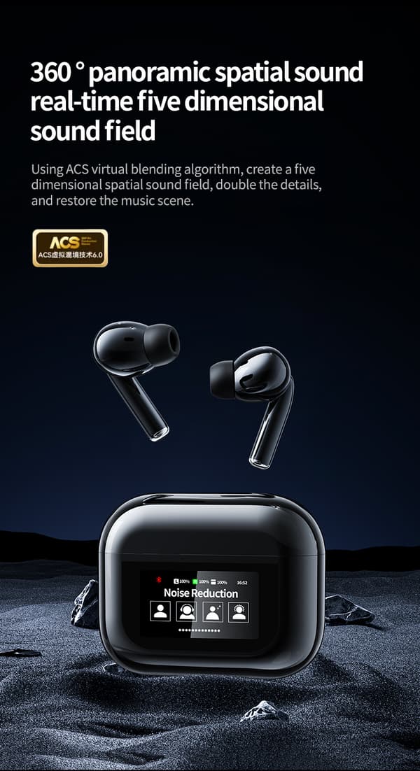 DEVILL Hell Sound PRO trådlösa hörlurar med Bluetooth-mikrofon