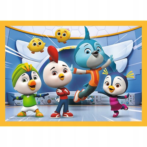 4-i-1-pussel Bird Academy Top Wing 34360