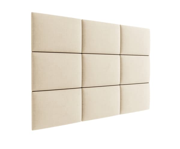 Polstret panel 60x40 Mono 231 (Creme)