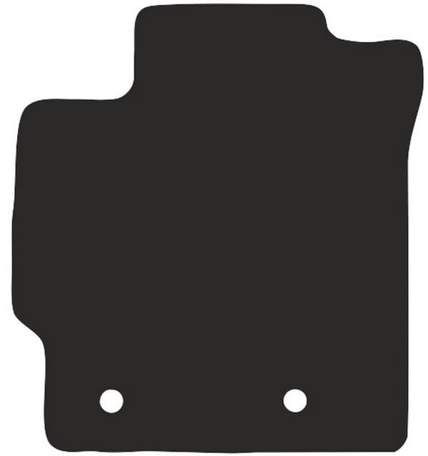 polyamid førermåtte til: Toyota Corolla E16 sedan, hatchback 2013-2019 gummibelagt førermåtte