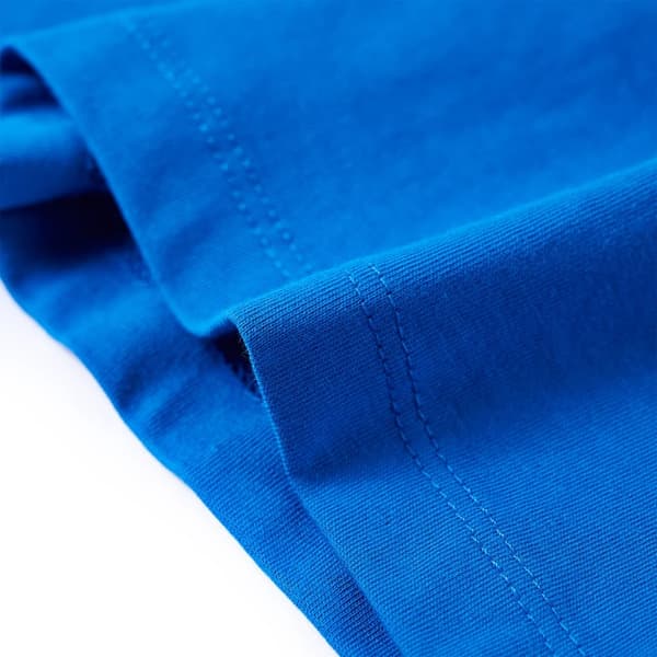 Barn-T-shirt, klarblå, 128