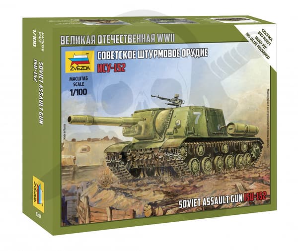 Z6207 1:100 Selvkørende Kanon ISU-152