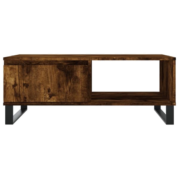 vidaXL sofabord røget eg 90x60x35 cm