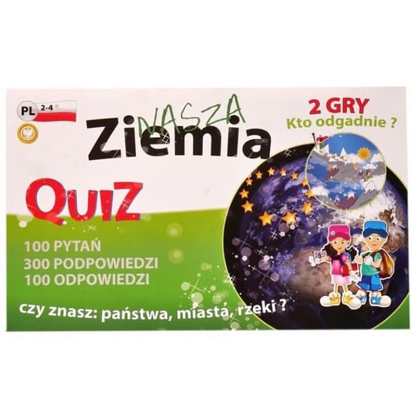 Quiz 2-spel - Earth FAN