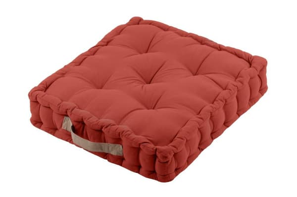 DUO gulvpude 45x45 mursten lys