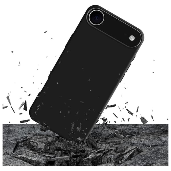 3MK Matt Case Pro för iPhone Air, Svart