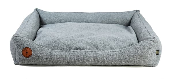 CEZAR soffa, grå bouclé, S - 70 cm x 60 cm