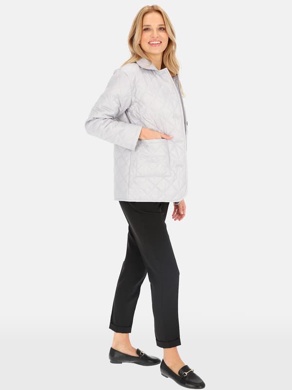 FORÅRSKORT QUILTET DAMEJAKKE