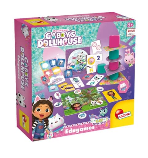 Lisciani. Samling av pedagogiska spel. Gabis katthus