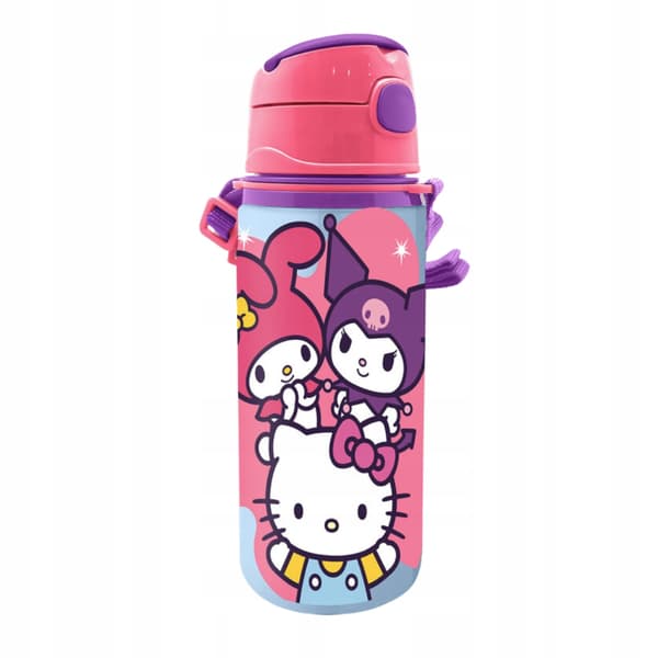 Hello Kitty Aluminium Vandflaske 600 ml Skole Til Børn