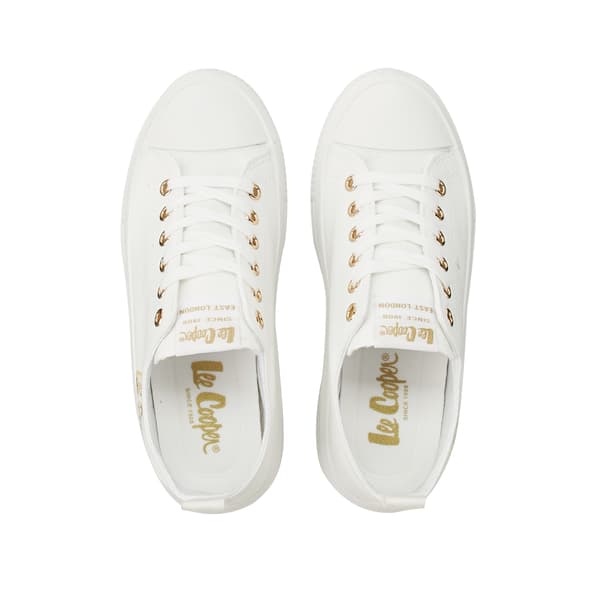Lee Cooper Canvas White Lady [LCW-26-44-4482L] år. 38