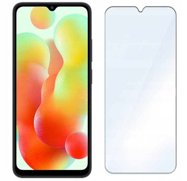 3x Härdat glas för XIAOMI REDMI 12C GLAS 2.5D 9H | 3-pack