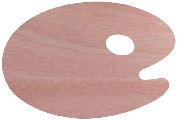 Puinen maalauspaletti 20x30cm ILOINEN VÄRI