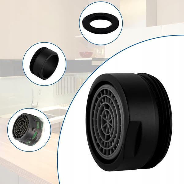 Vattenbesparende kransamler luk EKO 24mm sort