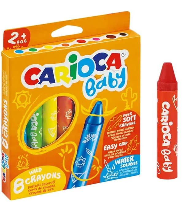 Babyfarver 8 farver CARIOCA