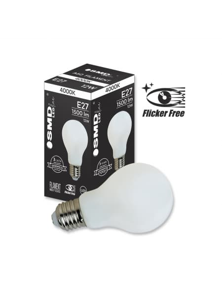 LED-lamppu E27 ZAR4540SLL 12W, 4000K, välkkymätön