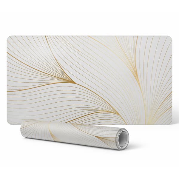 Skrivebordunderlag til grafiske designere Elegante linjer 90x45 cm