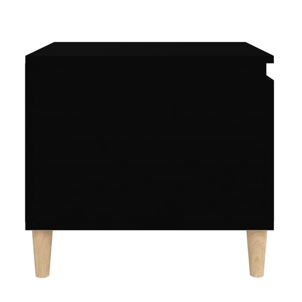 vidaXL sofabord, sort 100x50x45 cm, træbaseret materiale