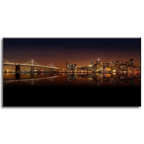 Lærredstryk Arkitektur i San Francisco 80X40