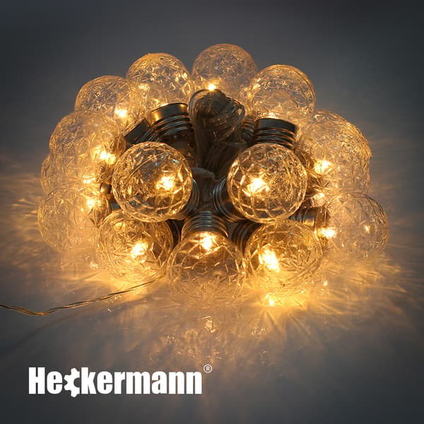Julelys LED USB Heckermann 20L 6m kugler