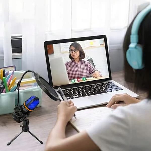 Zenwire ME4 Studio Kondensatormikrofon til PC Gaming RGB USB-C USB 3.0