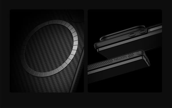 Nillkin Armor-cover til Samsung Galaxy Z Fold7 5G til MagSafe - Sort