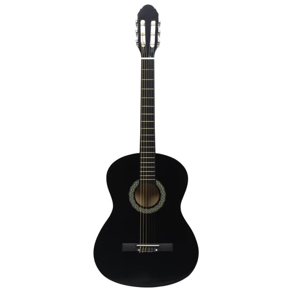 vidaXL Klassisk gitarr för nybörjare, 4/4, 39", med fodral