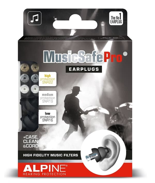 Alpine MusicSafe PRO ørepropper til musikere, sort