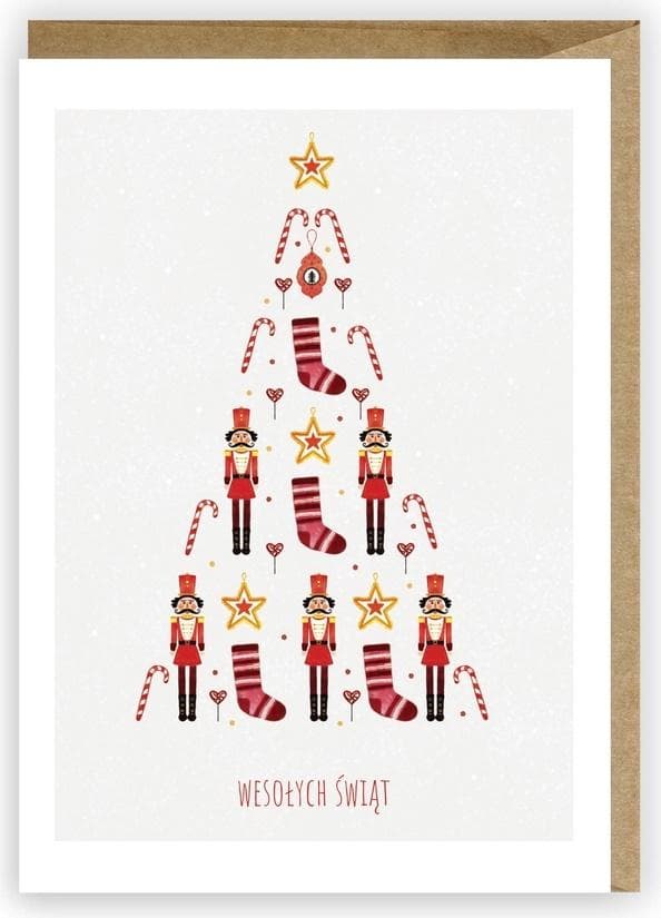 Julkort God Jul, eko K064