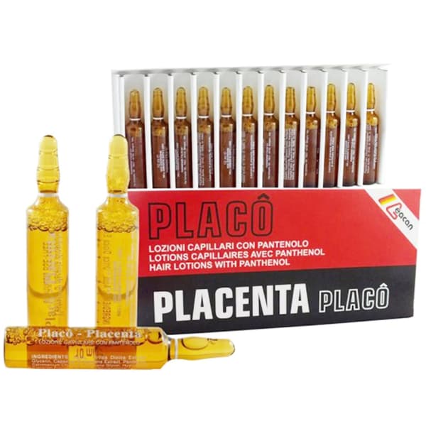Placo Placentaampuller för hårväxt 12x10ml