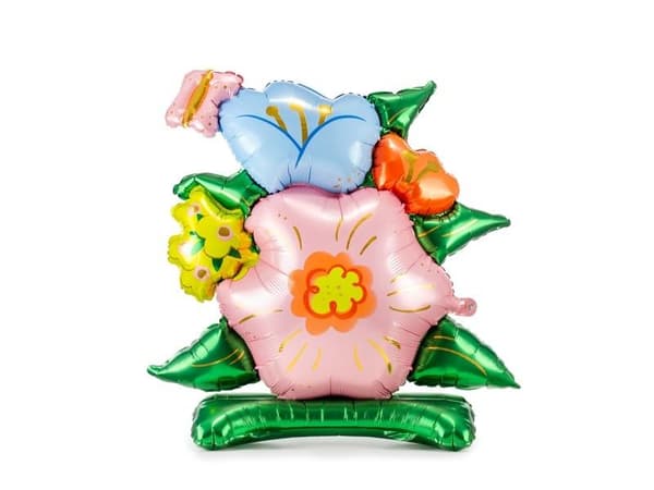 Folieballongblommor 100x116cm