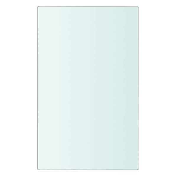 vidaXL Glashylla, klar panel, 20x12 cm