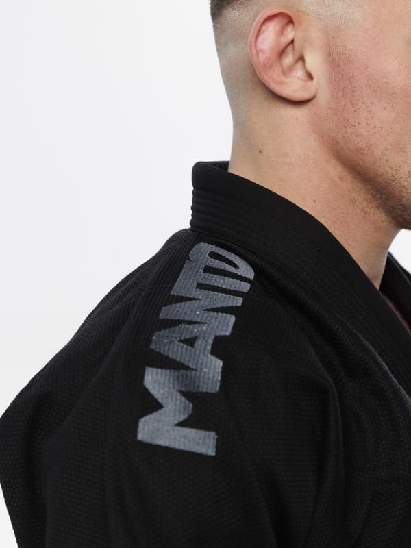MANTO Kimono/Gi BJJ Herre X5 Blackout Sort A1