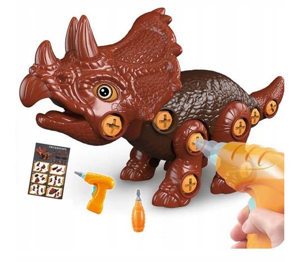 DINOSAUR TIL SKRUNING, SKRUETRÆKKER + BOR 6279