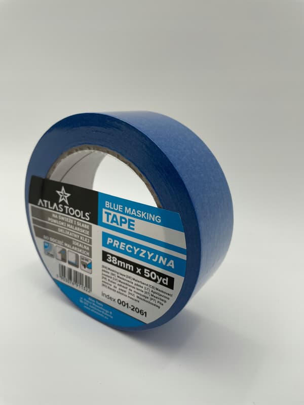 ATLAS TOOLS BLÅ MÅLNINGSTEJP DELICATE PRECISION 38 mm/50 yards