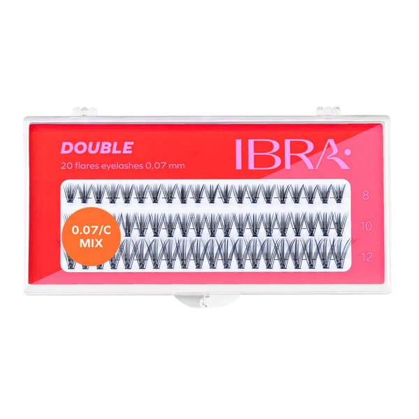 Double MIX IBRA Makeup Øjenvippe Tufts