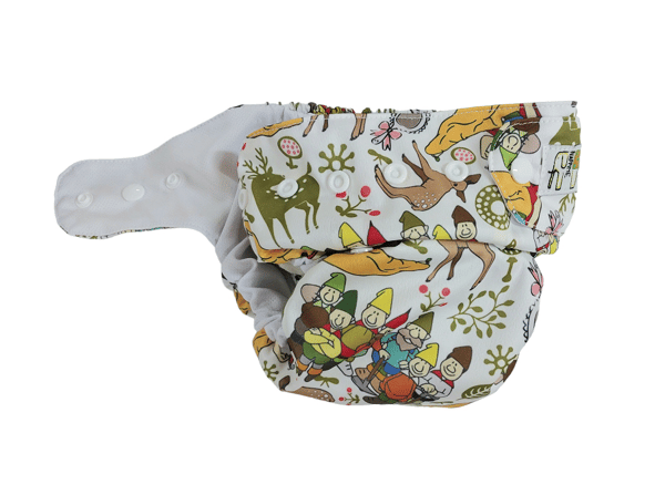 NappiMe COOLMAX POCKET SNOW WHITE Genanvendelige bleer
