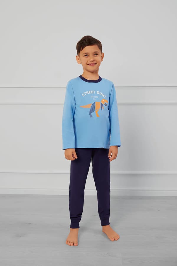 Rex pojkpyjamas, långärmad, långbyxor, 4 år