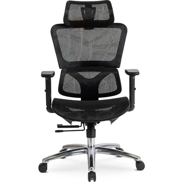 ROYAL Sort Moderne Ergonomisk Drejelig Kontorstol