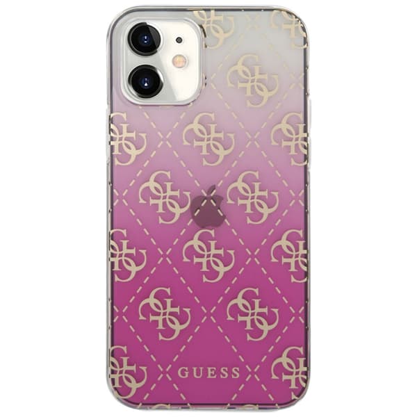 Guess 4G Gradient-skal till iPhone 12 mini, Rosa