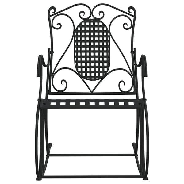 vidaXL Keinutuoli 84 cm musta teräs
